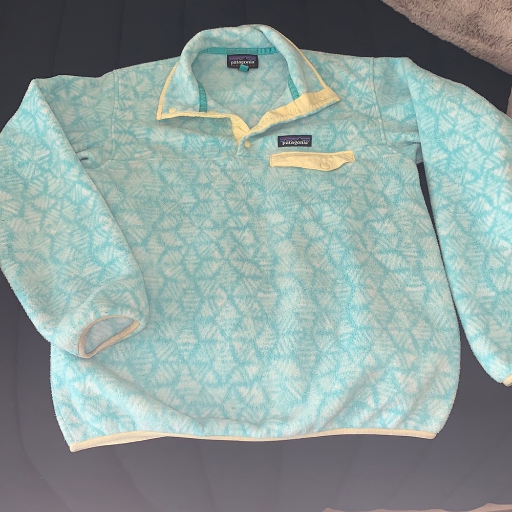Blue Patagonia Synchilla Pullover